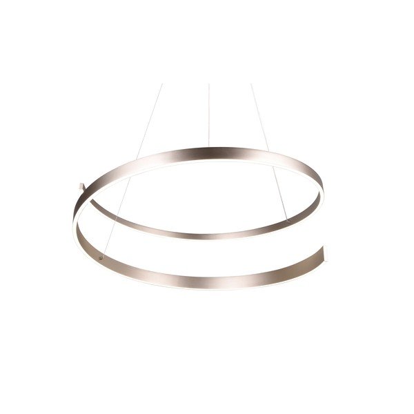 Siva LED viseča svetilka z glasovnim upravljanjem s pomočjo mobilne aplikacije s kovinskim senčilom ø 75 cm Cinardi – CINQUE-image-3