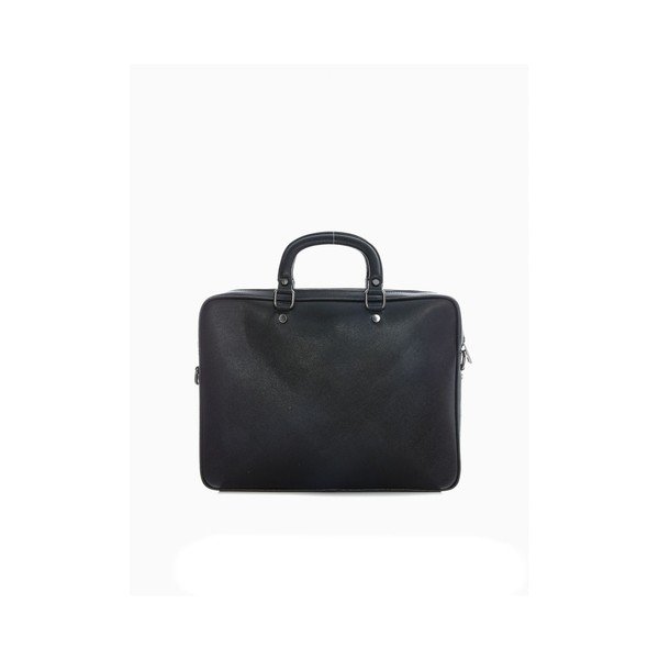 Črna unisex usnjena torba Sofia Cardoni Plurra-image-1