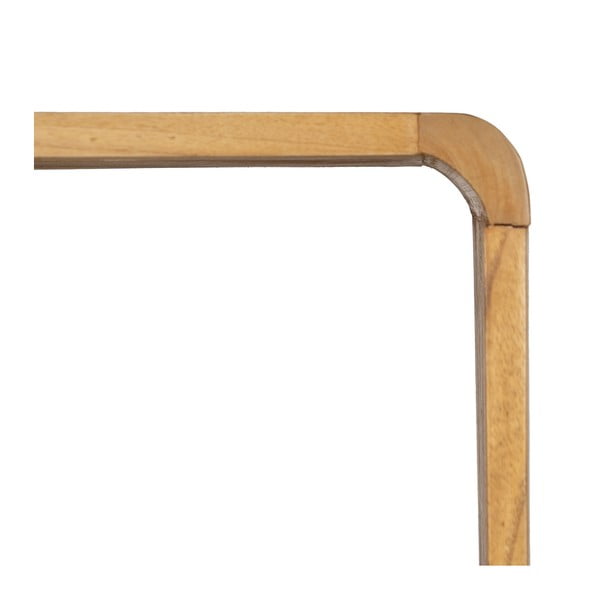 Regal iz masivne indijske lipovke v naravni barvi 90x150x40 cm Lysa – Ixia-image-3