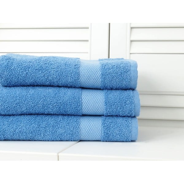 Modra brisača iz frotirja 70x140 cm Adria – B.E.S.-image-1