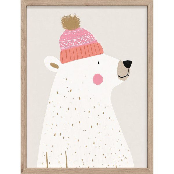 Otroška slika 30x40 cm White Bear – Styler