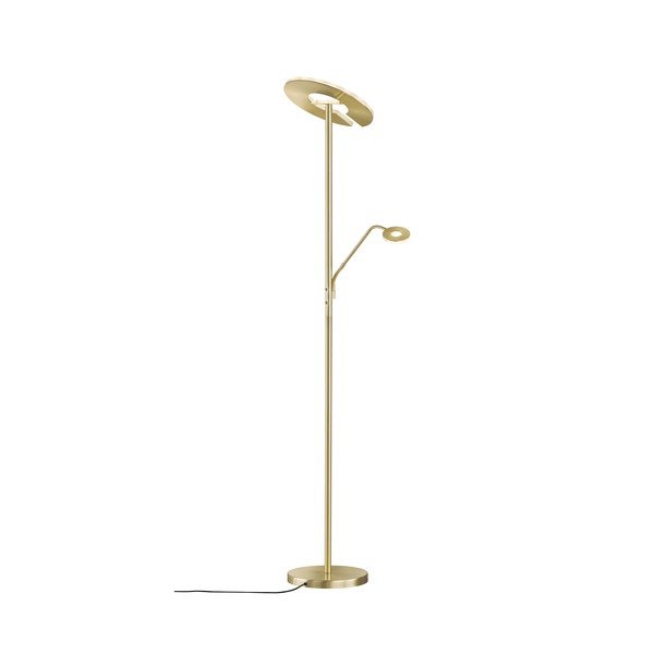 LED zatemnitvena stoječa svetilka v zlati barvi (višina 180 cm) Dent – Fischer & Honsel