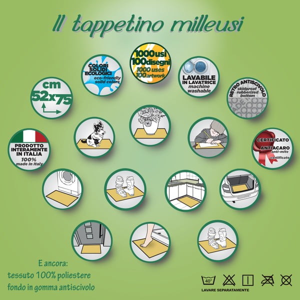 Podloga Zerbelli Mia, 75 x 52 cm-image-2