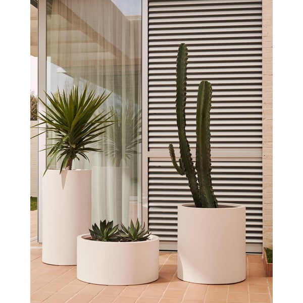 Cvetlični lonec iz cementa ø 42 cm Aiguablava – Kave Home-image-1