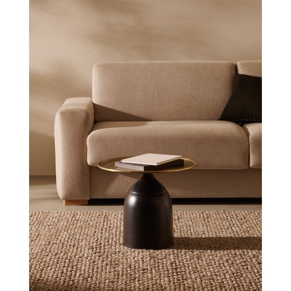 Kovinska okrogla stranska mizica ø 52 cm Liuva – Kave Home-image-1