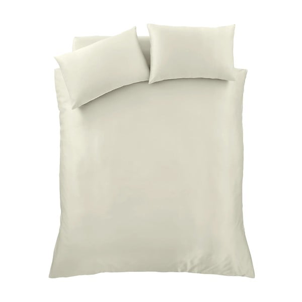 Bež enojna satenasta posteljnina 135x200 cm Silky Soft – Catherine Lansfield