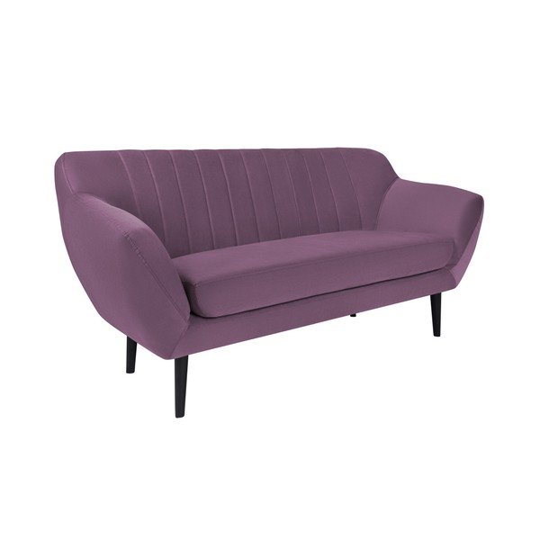 Vijolični kavč za dve osebi Mazzini Sofas Toscane, črne noge-image-1