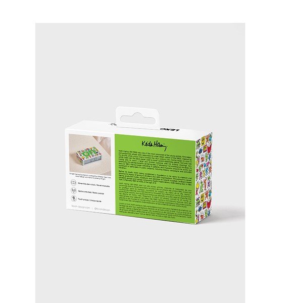 Digitalna namizna budilka Flip+ Lexon x Keith Haring - Happy – Lexon-image-3