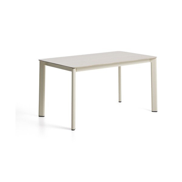 Vrtna miza s kamnito mizno ploščo 80x140 cm Anafi – Kave Home