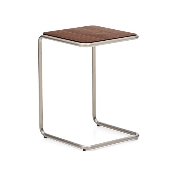 Stranska mizica v orehovem dekorju 42x42 cm Tarsel – Kave Home