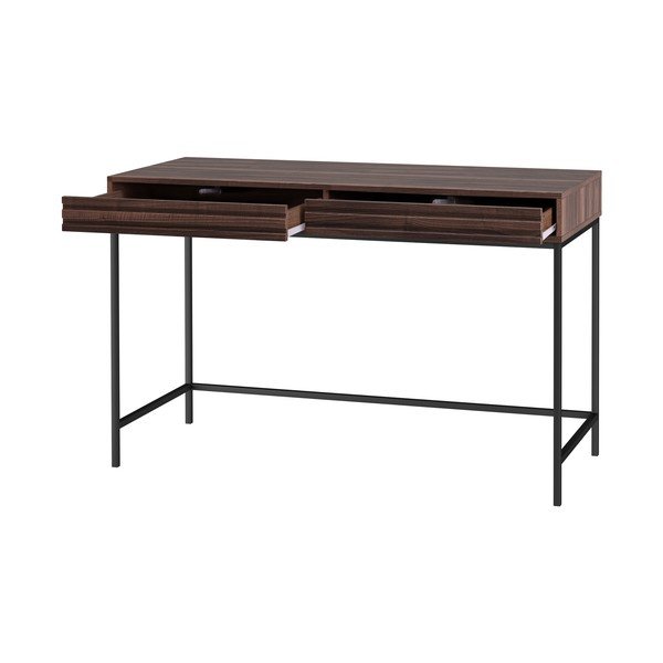 Pisalna miza z mizno ploščo v orehovem dekorju 50x120 cm Celine – Støraa-image-3