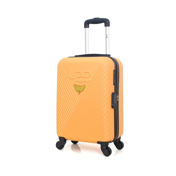 Oranžen kovček na 4 kolesih LPB Francis, 31 l-image-4