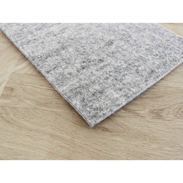 Jekleno siv podstavek iz volnenega filca Wooldot Felt Coaster, 40 x 20 cm-image-1