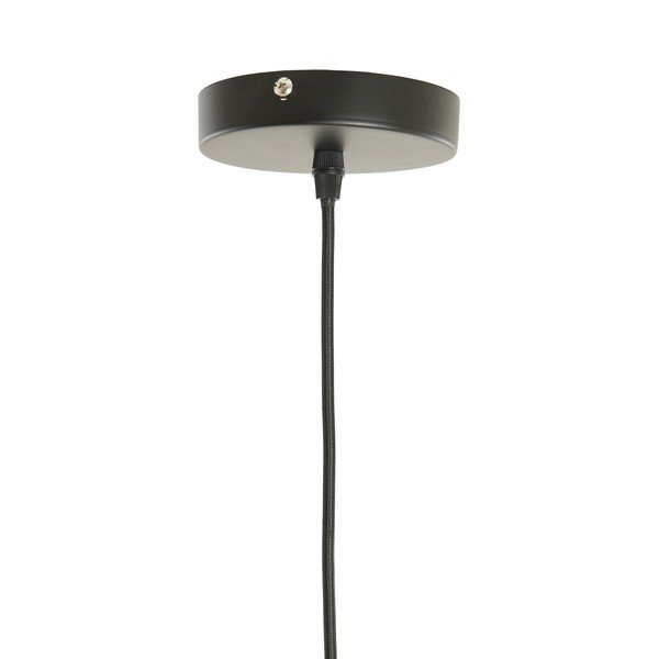 Rjava viseča svetilka s tekstilnim senčilom ø 12 cm Verita – Light & Living-image-2