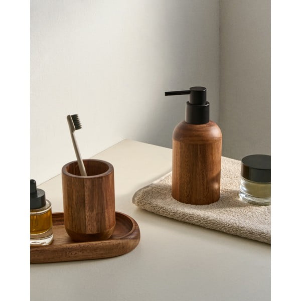 Lesen dozirnik za milo v naravni barvi 460 ml Senda – Kave Home-image-1