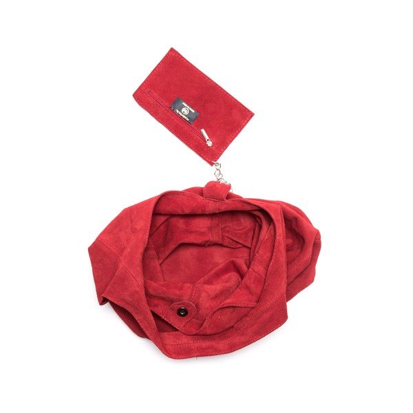 Rdeča usnjena torbica Roberta M 885 Rosso-image-3