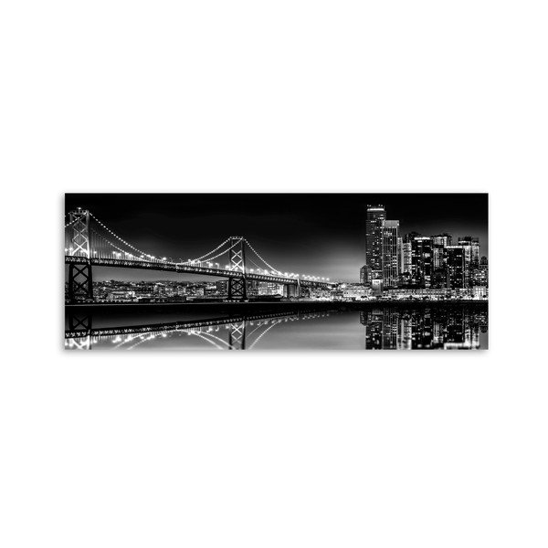 Slika Styler Platno Silver Bridge, 60 x 150 cm