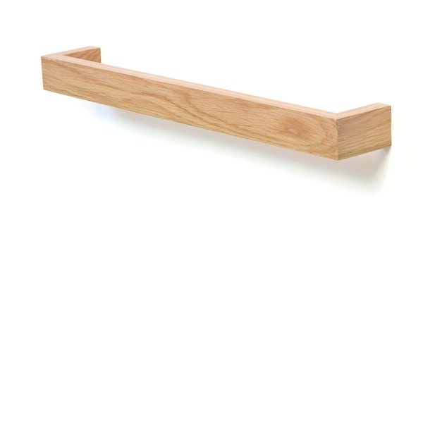Stenski obešalnik za brisače iz hrastovega lesa Wireworks Mezza, dolžina 60 cm-image-1