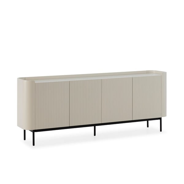 Kremno bela komoda 200x80x40 cm Willa – MOME-image-3