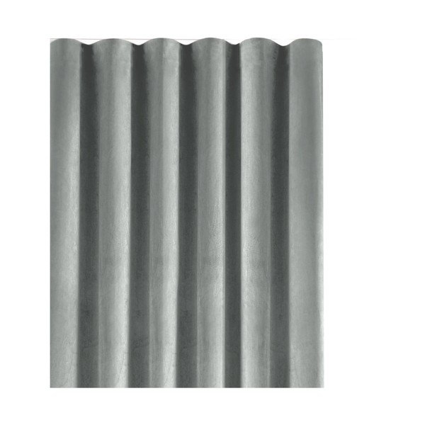 Siva žametna zavesa za delno zatemnitev 530x175 cm Velto – Filumi-image-2