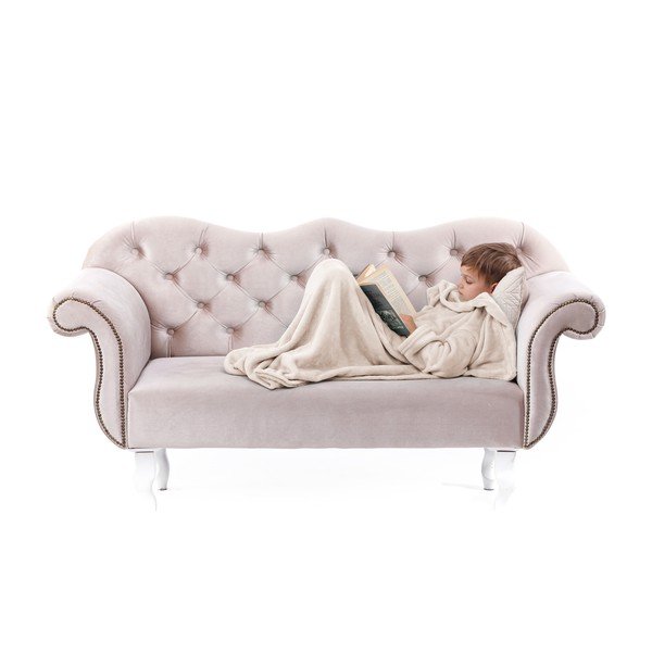 Bež otroška TV odeja z rokavi DecoKing Lazykids-image-4