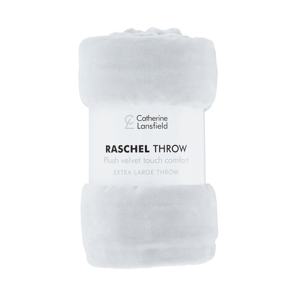 Svetlo sivo pregrinjalo iz mikropliša 200x240 cm Raschel – Catherine Lansfield-image-2