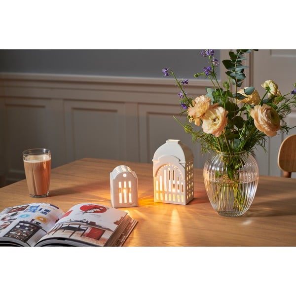 Beli keramični svečnik Kähler Design Urbania Lighthouse Smithy-image-2