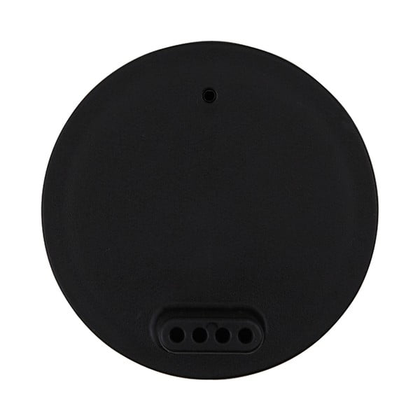 Črn pokrovček za otroški lonček Design Letters, ø 7 cm-image-1