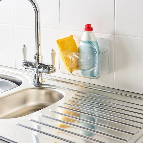 Plastično držalo za zobne ščetke z namestitvijo brez vrtanja Invisifix – Addis-image-3