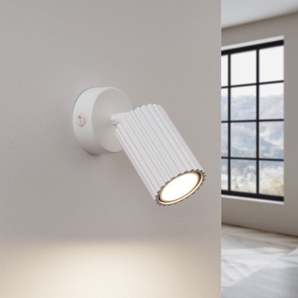 Belo točkovno svetilo 8x16 cm Gleam – Sollux-image-1