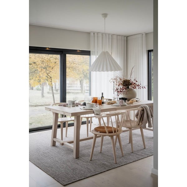 Jedilna miza iz mat lakiranega hrastovega lesa Rowico Brooklyn, 220 x 95 cm-image-1