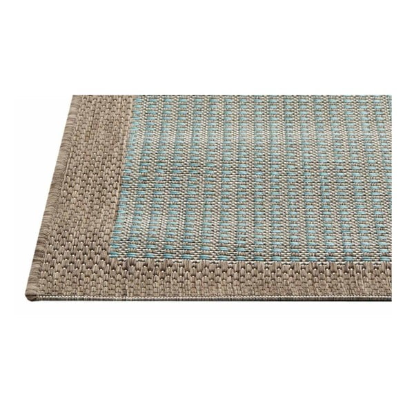 Rjavo-modra zunanja preproga Floorita Chrome, 160 x 230 cm-image-1
