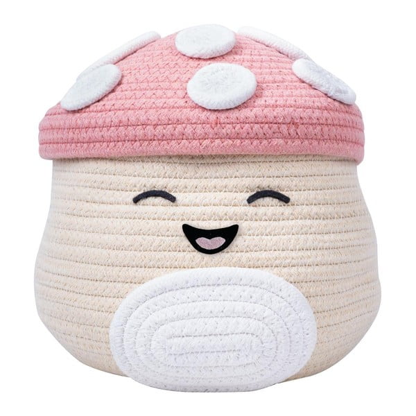 Bež tekstilna otroška škatla za shranjevanje ø 23x22 cm Fizz Malcolm – SQUISHMALLOWS