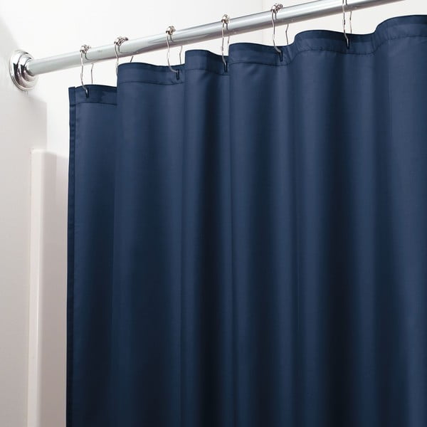 Modra kopalniška zavesa iDesign, 200 x 180 cm
