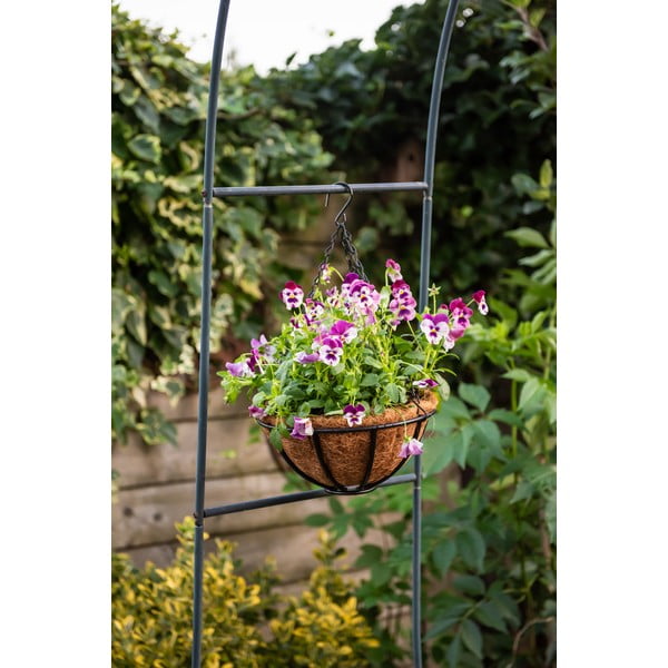 Viseča kovinska košara Esschert Design Flower, ⌀ 25,2 cm-image-3