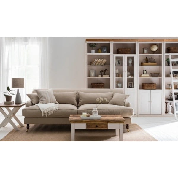 Bel regal iz masivnega bora 296x223 cm Anita – Støraa-image-1