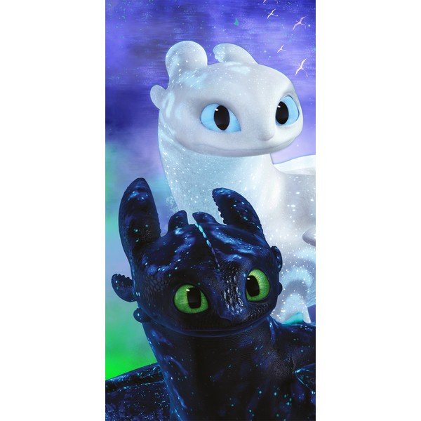 Bombažna otroška brisača 70x140 cm How to Train Your Dragon – Jerry Fabrics