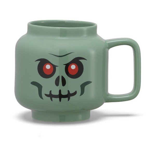 Zelena keramična otroška skodelica za latte 255 ml Skeleton – LEGO®