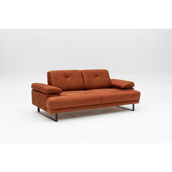Oranžna sedežna garnitura 199 cm Mustang – Balcab Home-image-2