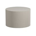 Bež okrogla mizica ø 60 cm Sanne – WOOOD