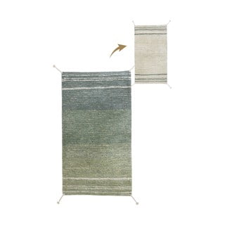 Zelena/modra bombažna preproga 80x140 cm Twin Vintage – Lorena Canals