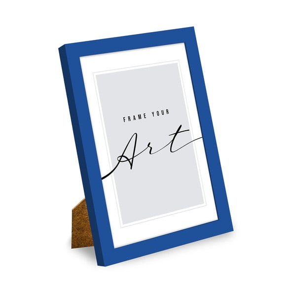 Temno moder stoječ/stenski okvir 12x17 cm – knor