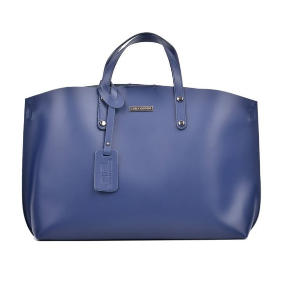 Modra usnjena torbica Luisa Vannini Teresa