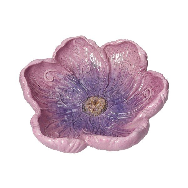 Dekorativni pladenj iz poliresina ø 26 cm Flora – Brandani