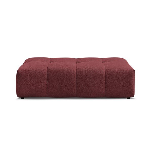 Bordo rdeč tabure iz šenilje Everest – Bobochic Paris