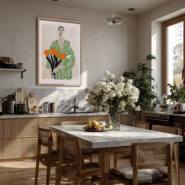 Tiskana slika z okvirjem 50x70 cm Stella – Styler-image-1