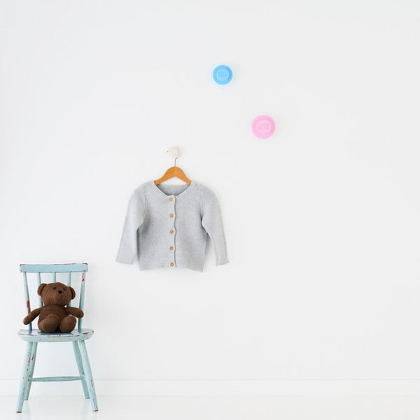 Komplet 3 stenskih obešalnikov LEGO® Pastel-image-1