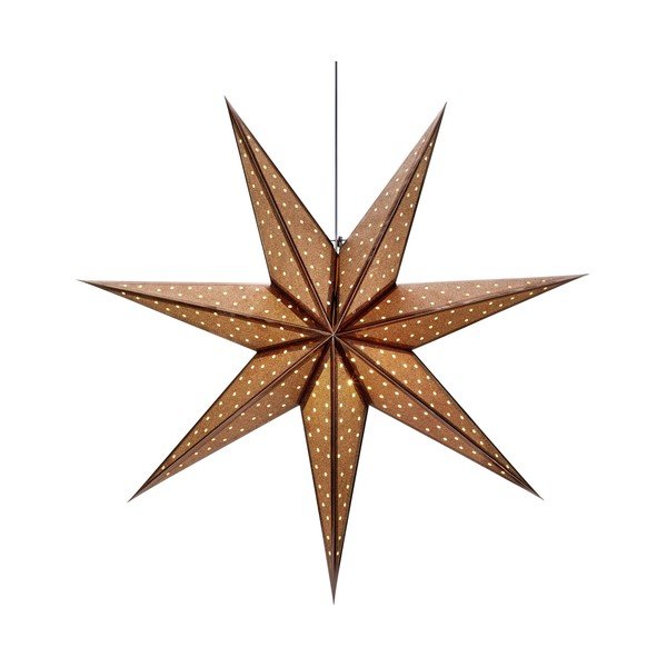 Rjava božična svetlobna dekoracija ø 45 cm Glitter – Markslöjd