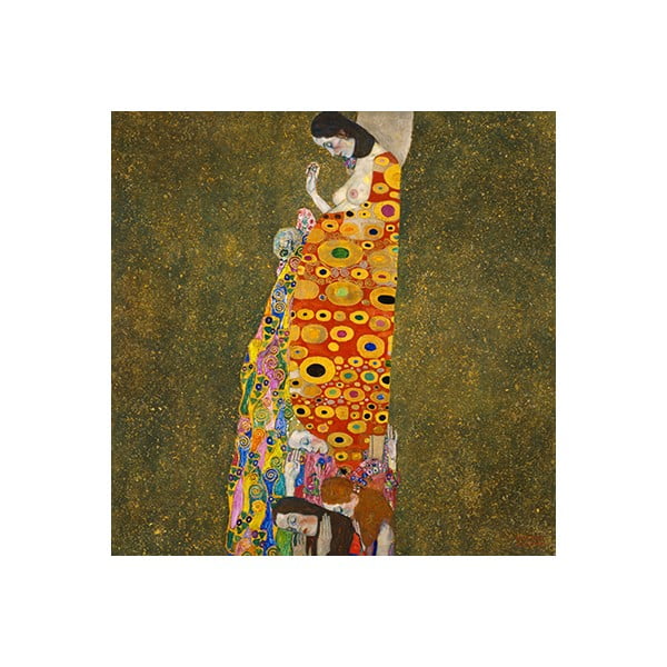 Reprodukcija Gustava Klimta - Upanje, 60 x 60 cm