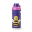 Vijolična otroška steklenička za vodo 390 ml Bee – LEGO®